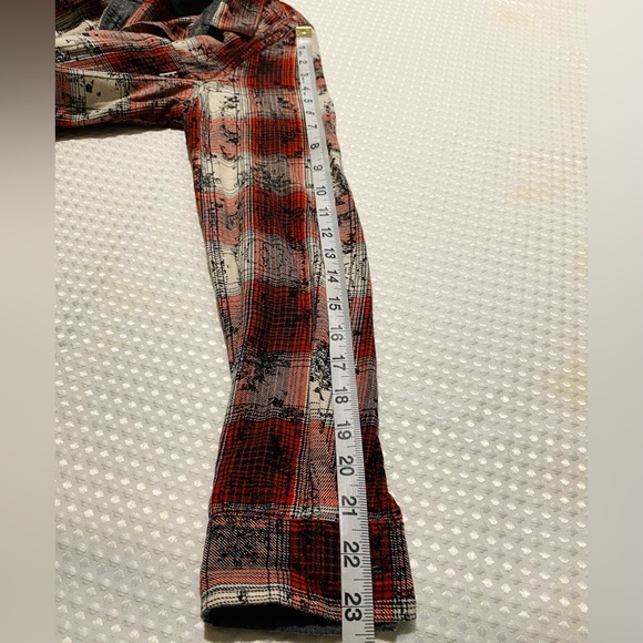 Vans Women’s Plaid Shirt, Red White Black, Size S - Picture 9 of 9